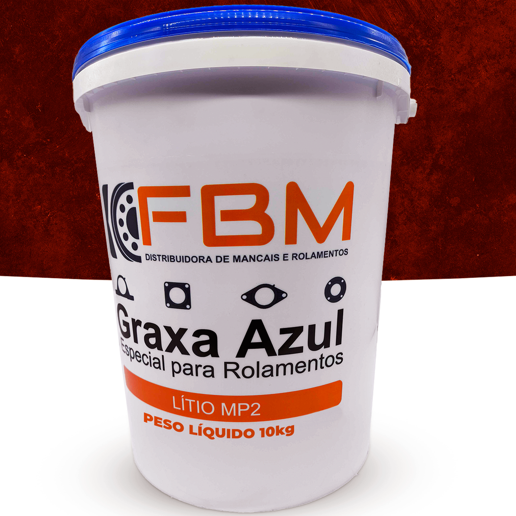 Graxa azul Lítio FBM MP-2 - Balde 10kg