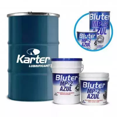 Graxa azul Lítio Bluter MP-2 - Caixa com 24 x 400 Gr