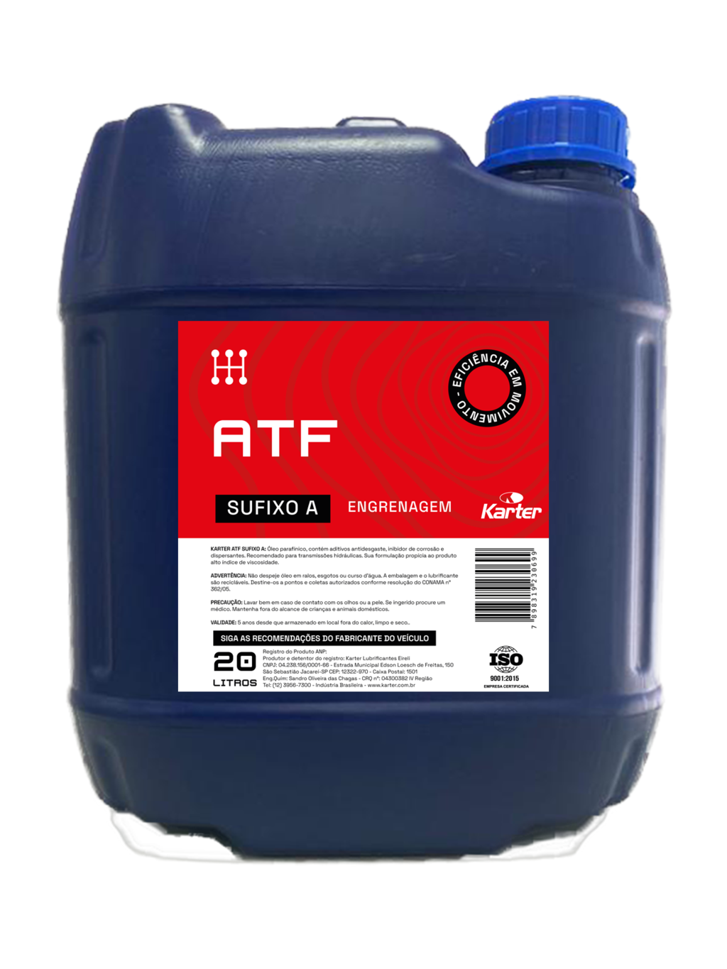 Óleo Karter ATF Tipo A Sufixo A - Caixa com 24 x 1 Litro